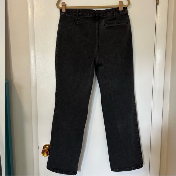 J. McLaughlin Women’s Front Seam Stretch Jeans Black Wash Size 12 - Picture 4 of 6